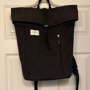 Sandqvist Women's Roll-Top Backpack in Dark Brown - Clean Everyday Carry